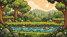 A forest glade